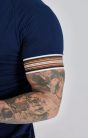 Siksilk Navy Tech T-Shirt