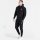 SikSilk Black Essential Hoodie & Jogger Set - fekete melegítőszett - Méret XL