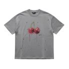 Cherry Szürke Boxy Póló - Méret: XL