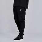 Siksilk Black Essentials Cargo Joggers - Méret: M