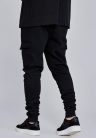 Siksilk Black Essentials Cargo Joggers - Méret: L