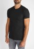 Knitted Black Slim Tee - fekete póló - Méret: XL