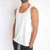 White Basic Vest - fehér trikó - Méret: L