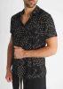 Bandana Shirt - fekete mintás ing - Méret: L