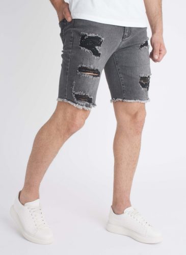 Destroyed Grey Short