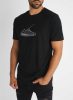 One Line Sneaker Tee - fekete mintás póló - Méret: M