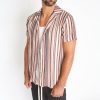 Tribal Stripes Shirt - rövid ujjú ing - Méret: S 