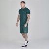 Siksilk Green T-Shirt and Shorts Set - zöld melegítő szett - Méret: XL