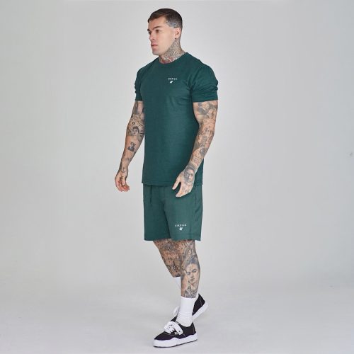 Siksilk Green T-Shirt and Shorts Set - zöld melegítő szett - Méret: XXL