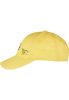 C&S Iconic Peace Curved Cap - sárga mintás sapka - Méret: ONE SIZE 