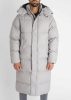 Patterned Puffer Long Coat - hosszú téli kabát - Méret: M