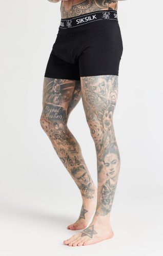 Siksilk Black 3 Pack Boxer Short