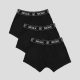 Siksilk Black 3 Pack Boxer Short - fekete alsónadrág - Méret: S