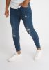 Navy Ripped Jeans - kék szaggatott farmernadrág - Méret: 29