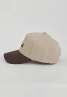 Siksilk Beige and Brown Core Cotton Cap