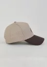 Siksilk Beige and Brown Core Cotton Cap