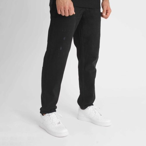 Black Loose Jeans - fekete bő farmernadrág - Méret: 30