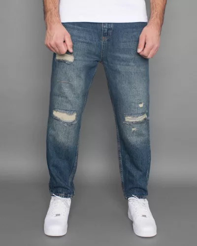 Darkwash Tapered Farmernadrág