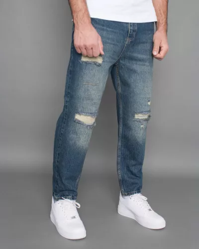 Darkwash Tapered Farmernadrág
