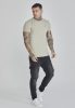 Siksilk Grey Muscle Fit T-Shirt -szürke póló - Méret: S