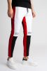 White/Black/Red Zip Jogger - melegítőnadrág - Méret: S