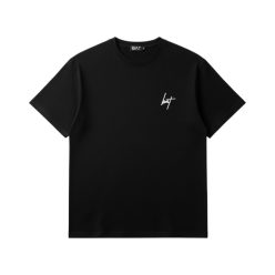 BΛT Script Fekete Oversize Póló