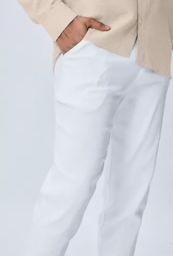White Slim Szövetnadrág - Méret: M
