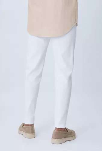 White Slim Szövetnadrág - Méret: L