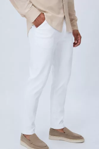 White Slim Szövetnadrág - Méret: XL