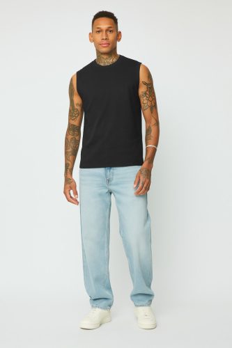 Basic Fekete Ujjatlan Póló 