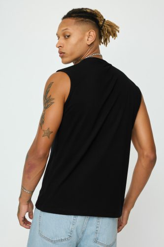 Basic Fekete Ujjatlan Póló 