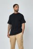 Basic Black Oversized Tee - Méret: L