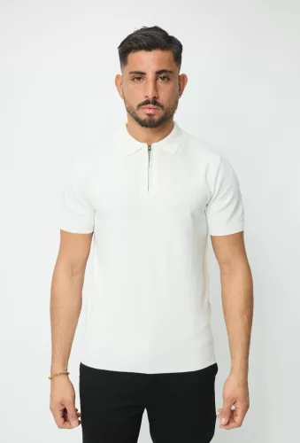Zip Galléros Póló - Méret: XXL