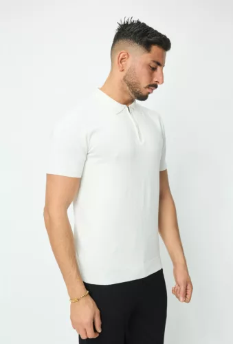 Zip Galléros Póló - Méret: XXL