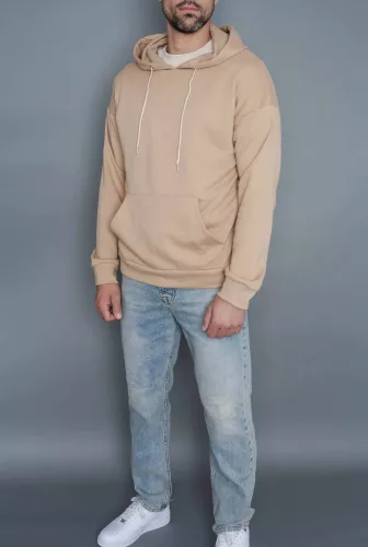 Camel Kapucnis Pulóver - Méret: XL