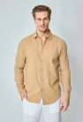 Linen Barna Ing - Méret: M