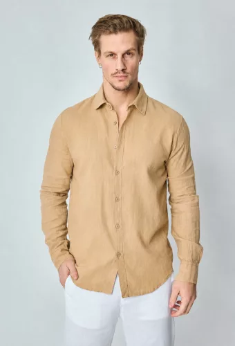 Linen Barna Ing - Méret: M