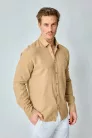 Linen Barna Ing - Méret: M