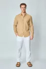 Linen Barna Ing - Méret: M