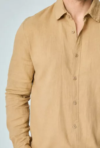 Linen Barna Ing - Méret: M