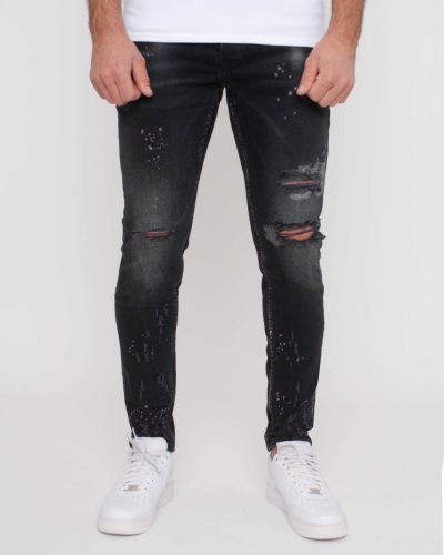 Splatter Slim Farmernadrág - Méret: 36