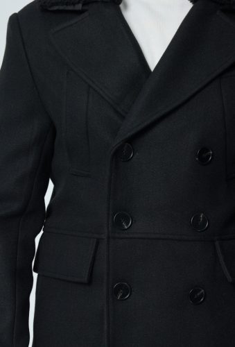 Shelby Fekete Szövetkabát - Méret: S 