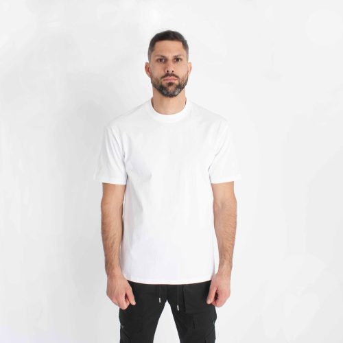Basic Fehér Regular Póló - Méret: M