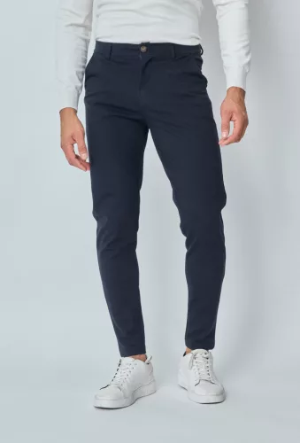 Navy Slim Szövetnadrág