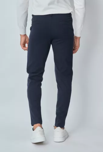 Navy Slim Szövetnadrág