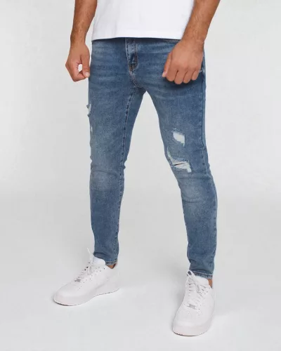 Scrub Skinny Farmernadrág - Méret: 30