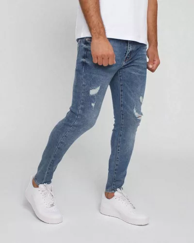 Scrub Skinny Farmernadrág - Méret: 30