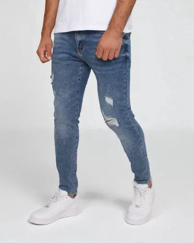 Scrub Skinny Farmernadrág - Méret: 30