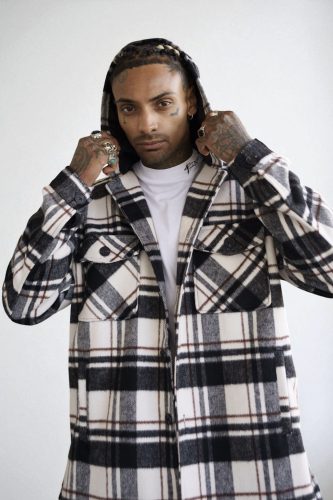 Plaid Kapucnis Ingkabát - Méret: M